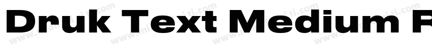 Druk Text Medium Reg字体转换